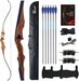Sanlida Royal X8 recurve boog starterset - compleet | 60 inch | 30-45 lbs | one-piece model