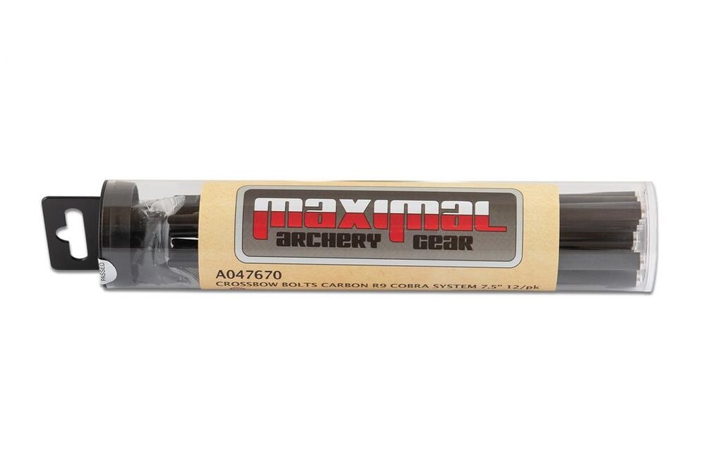 Cobra R9 Carbon pijl 7,5&quot; | Maxonia | 12 stuks