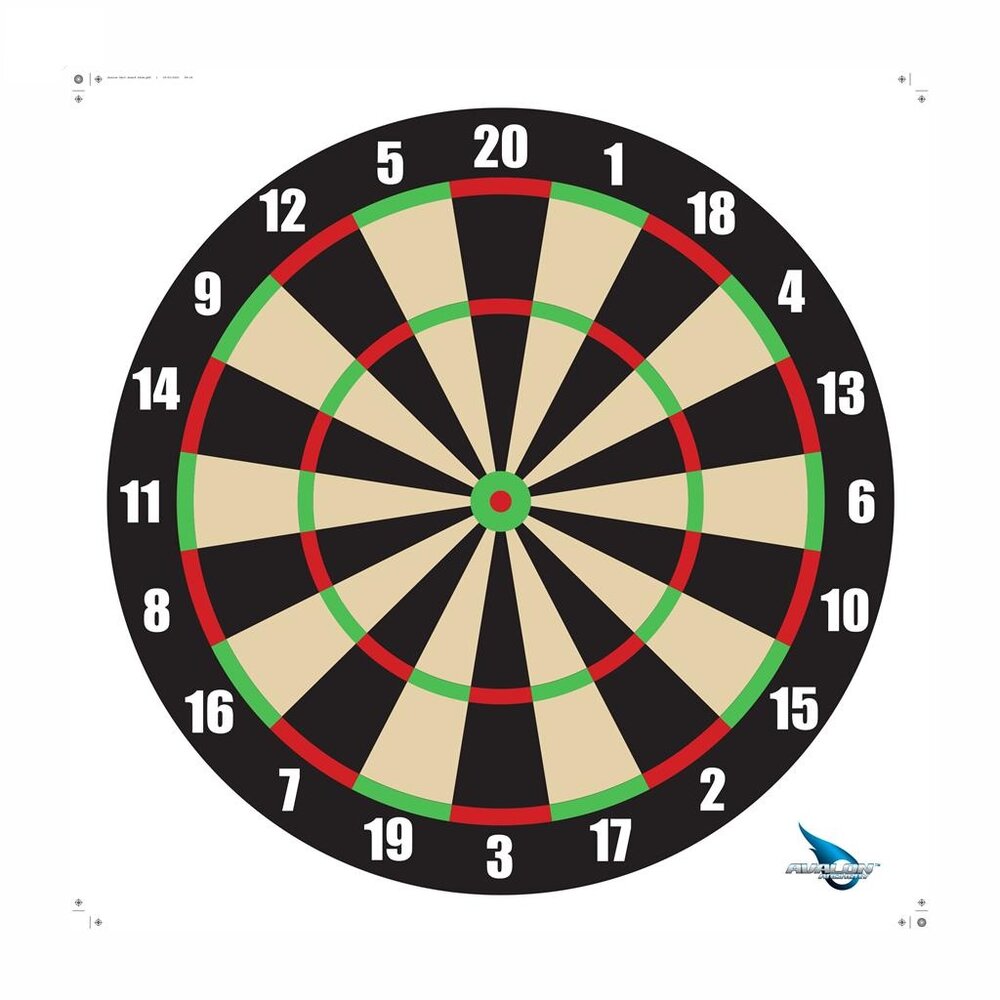 Avalon Blazoen Darts 60cm | 25 stuks