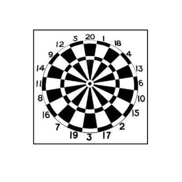 Dart Target Face | 20-pack