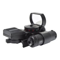 JS-Tactical Multi-Reticle Red/Green Dot Sight with Red Laser | Black
