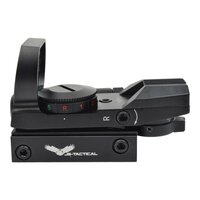 JS-Tactical Multi-Reticle Red/Green Dot Sight with Red Laser | Black