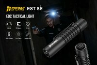 Speras EST SE | Compact 1500 Lumen EDC Tactical Flashlight with USB-C