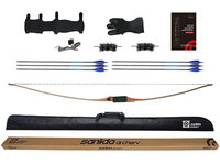 2e kans | Sanlida Royal X8 longbow starterset - compleet | 68 inch | 35 lbs