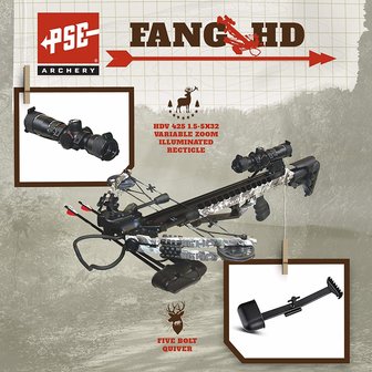 PSE Fang HD Premium Set | 205 lbs / 405 fps