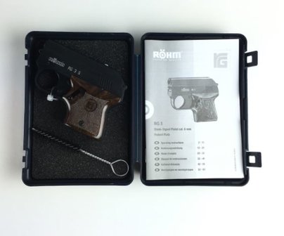 R&ouml;hm RG3 Alarm/Start pistool | 6-schots | Zwart