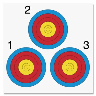 Fita Vegas | 3 targets | 40x40cm | 10-pack