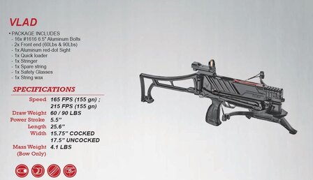 Ek Archery VLAD | inclusief 8-schots magazijn