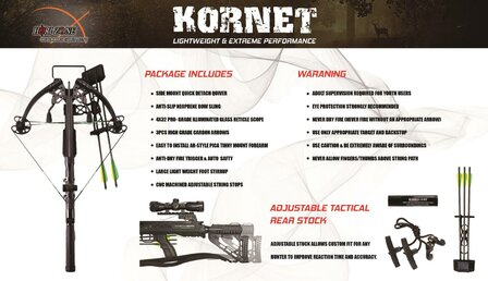 Hori-Zone Kornet 390-XT | 185 lbs / 390 fps