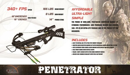 Hori-Zone Penetrator Premium Set | 165 lbs / 340+ fps