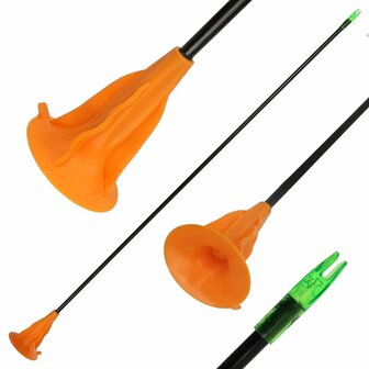Glasfiber pijl met zuignap | 26 inch
