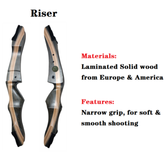 Voordeelset - SALINDA Noble recurve handboog 