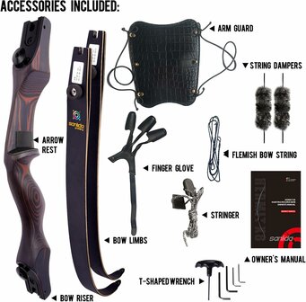SET - Salinda Hermit X8 | ILF | 60 inch - 25 t/m 55 lbs