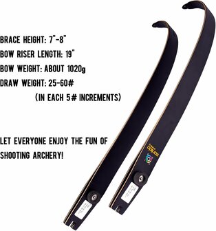 SET - Salinda Hermit X8 | ILF | 60 inch - 25 t/m 55 lbs