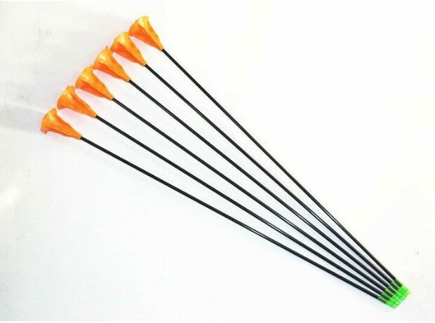 Glasfiber pijl met zuignap | 26 inch