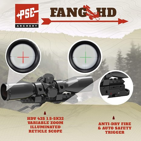 PSE Fang HD Premium Set | 205 lbs / 405 fps