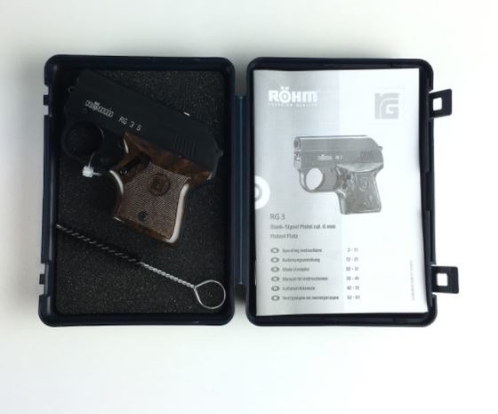 Röhm RG3 Alarm/Start pistool | 6-schots | Zwart