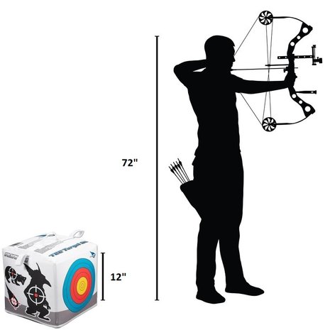 Avalon TEC30 kruisboog target | 33x33x33cm