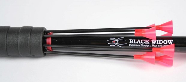 AlexBow BlackWidow Pro Carbon blowgun | 122cm