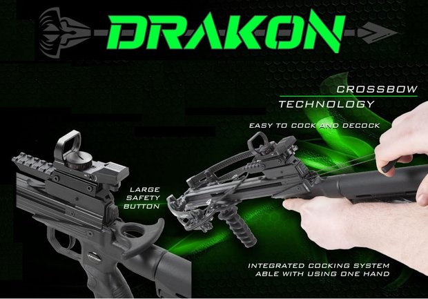 Drakon SuperSonic 100 lbs / 290 fps  | COMPOUND | Complete set!