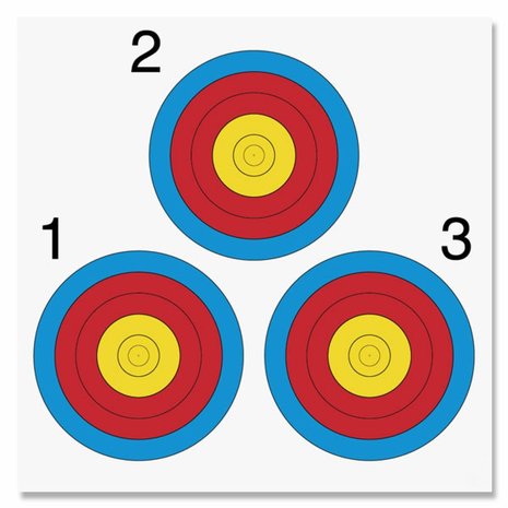 Fita Vegas | 3 targets | 40x40cm | 10-pack