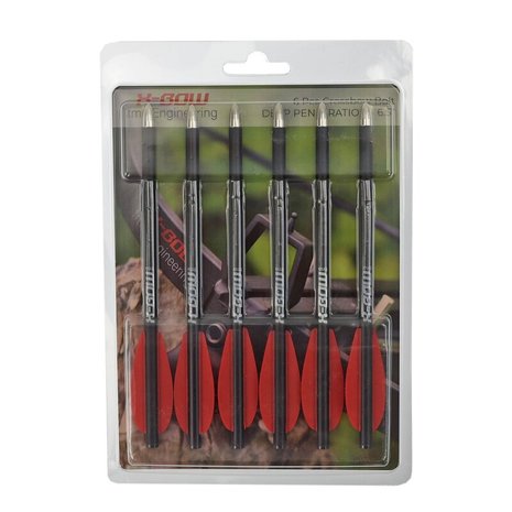 X-BOW FMA CARBON Bolt| 6.5inch | 6-pack