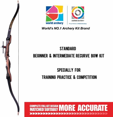 Voordeelset - SALINDA Noble recurve handboog 