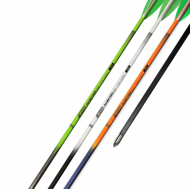 Shocq Inceptor 4.2 Complete Carbon Pijl | Spine 900 | 12 stuks