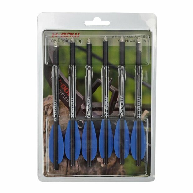 X-Bow FMA - CARBON Bolt | High Range | 6,5 inch | 6-pack