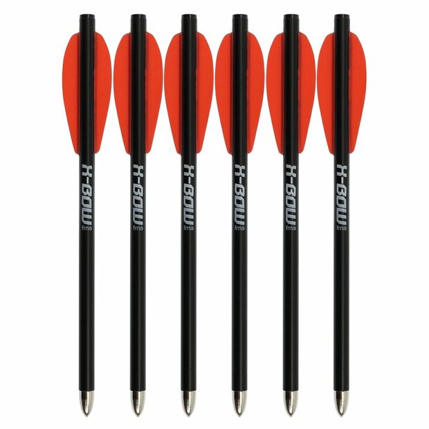X-Bow FMA - CARBON Bolt | High Impact | 6-pack