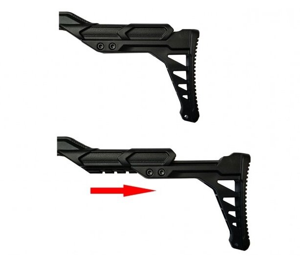 Man Kung MK-TCS3BK Sobek | Self-Cocking Multishot Recurve Crossbow | 80lbs | Black