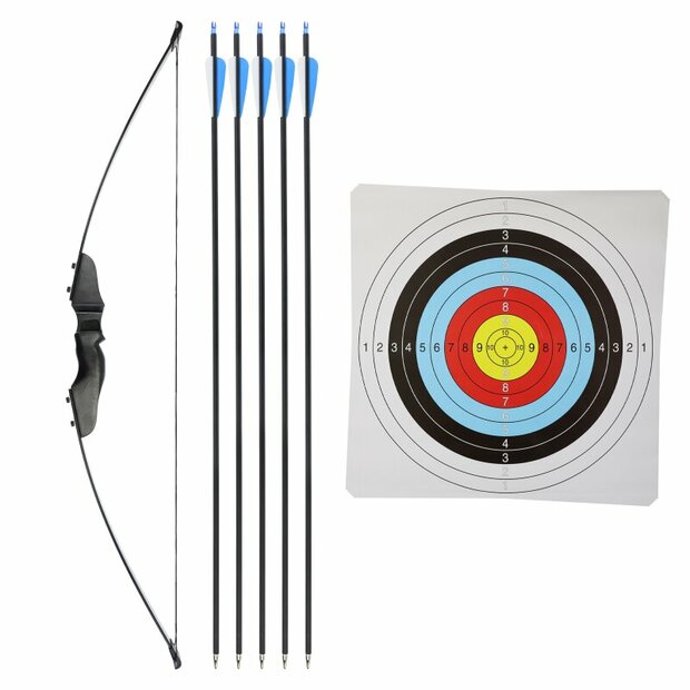 2e kans | MANDARIN DUCK Black Panther recurve boog starterset &ndash; compleet
