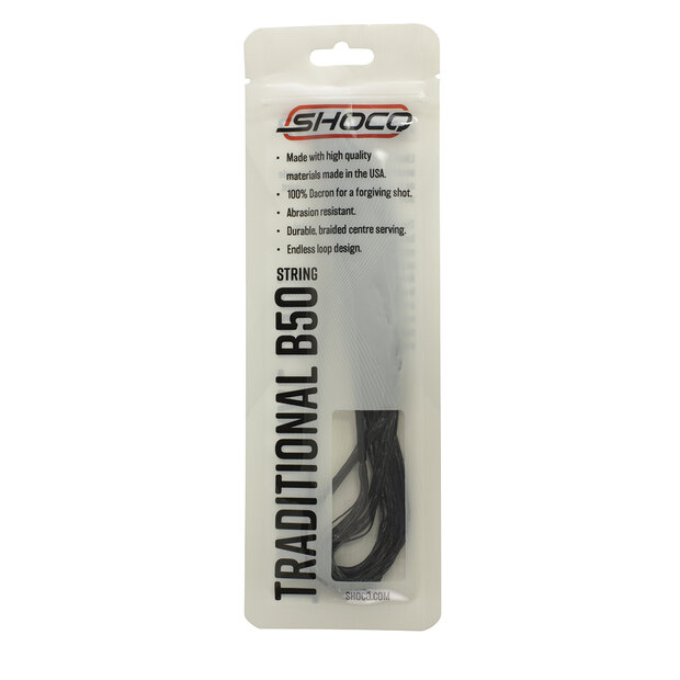 Shocq String Traditional B50 | Black | 60"-12