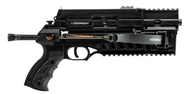 Steambow AR-Series AR-6 Compact Repeating Kruisboog | 6-Schots Magazijn | 35 lbs CQ