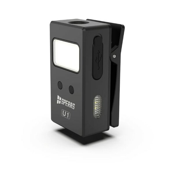 Speras U1 | Multifunctionele Cliplamp met Bewegingssensor, Magneet &amp; USB-C