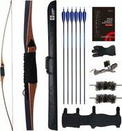2e kans | Sanlida Royal X8 longbow starterset - compleet | 68 inch | 35 lbs