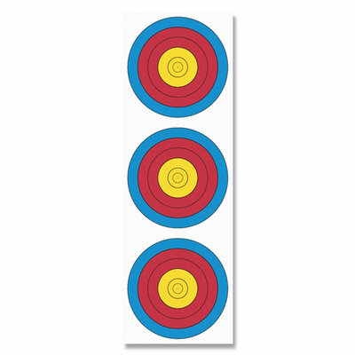 FITA Target Face | 3x 20 cm verticaal | per 10