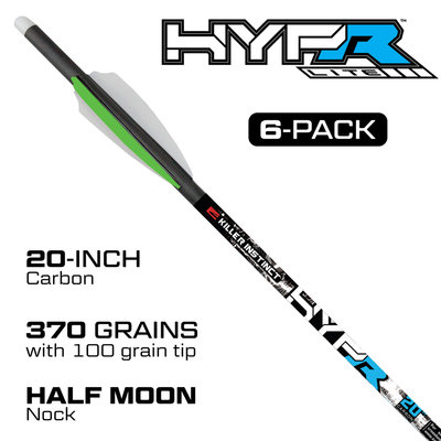 Killer Instinct HYPR™ Lite - Carbon bolt | 20 inch | 6-pack