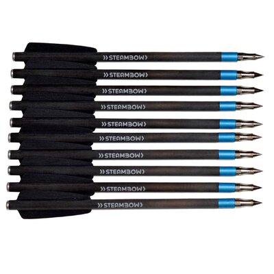Steambow CARBON Match Arrows – Set of 10 pcs.