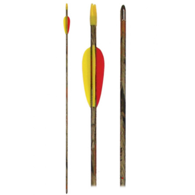 Autumn Camo Bolt - Fiberglass Arrow | 28 inch