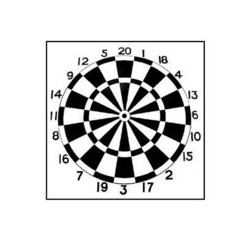 Blazoen Darts 60cm | 10 stuks