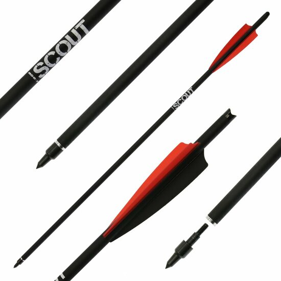 X-Bow Scout Carbon Hybrid pijl | 16-20 inch
