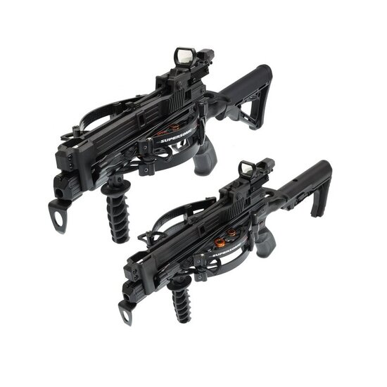 X-Bow FMA Supersonic REV TACTICAL XL 120 lbs / 420 fps | incl. 6-schots magazijn